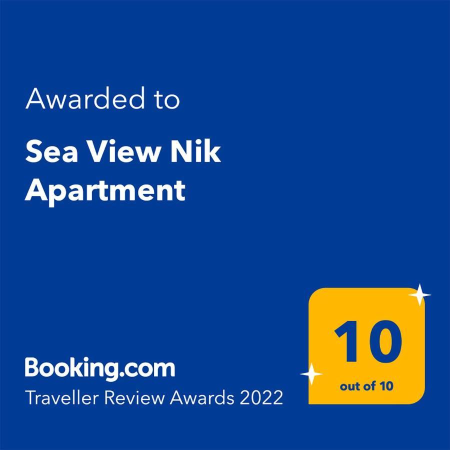 Sea View Nik Apartment Durrës Eksteriør bilde