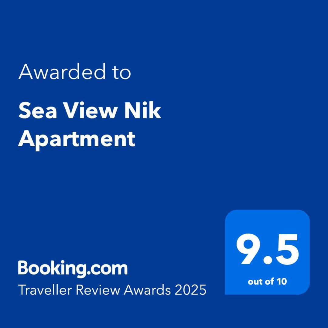 Sea View Nik Apartment Durrës Eksteriør bilde